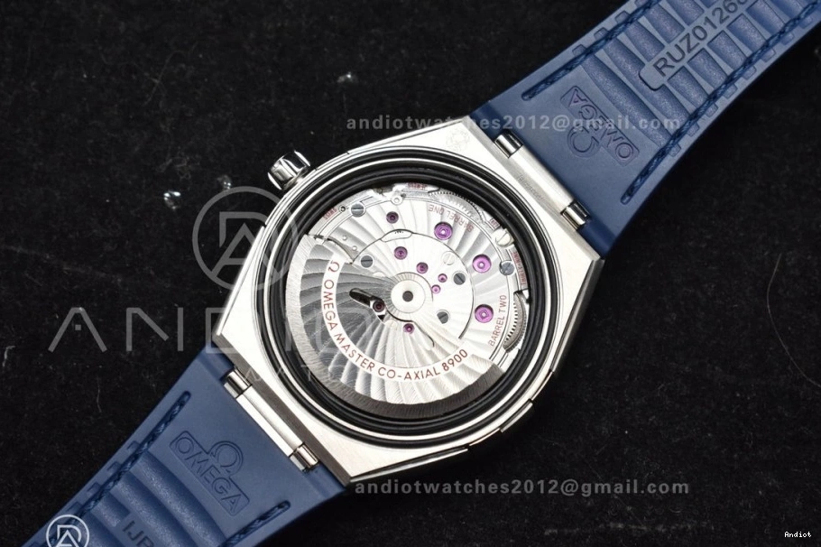 Best SS Edition VSF Dial Clone Strap A8900 on Blue Super Ceramic Gummy Blue Blue Constellation 1:1 0108